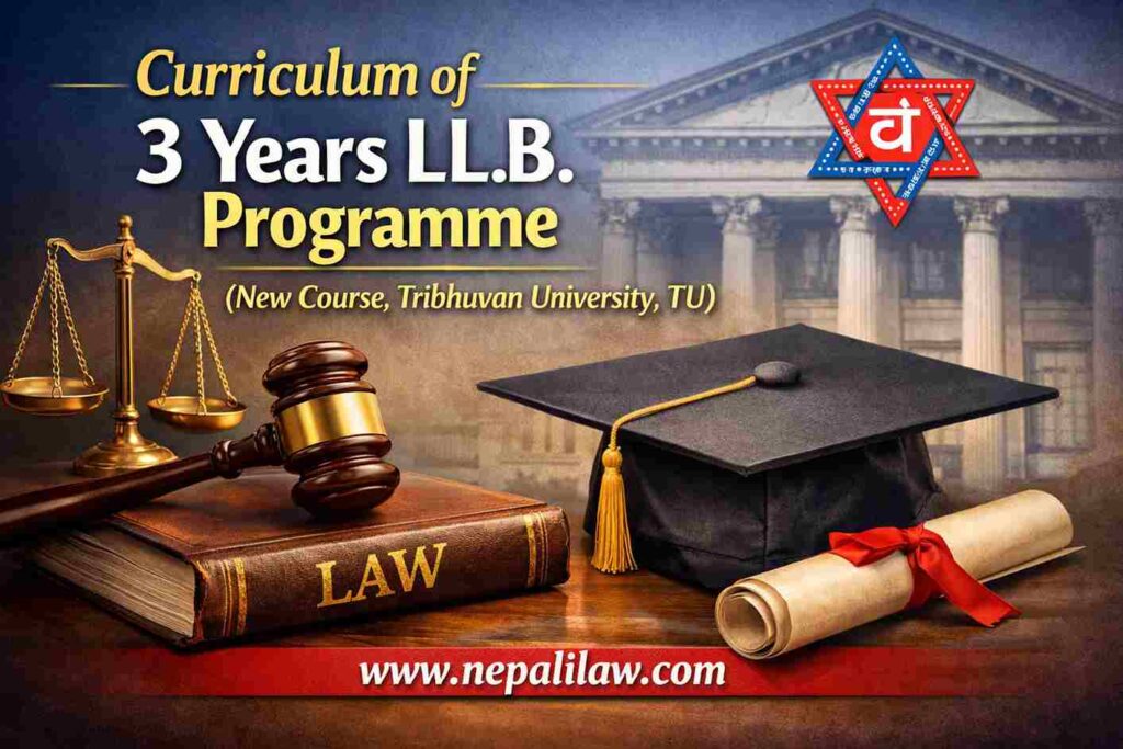 Curriculum of 3 Years LL.B. Programme (New Course, Tribhubhuvan University, TU)